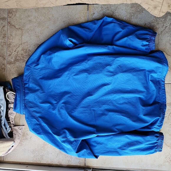 REEBOK Retro Track Jacket Men XL (Woman 2XL) Blue Full Zip Windbreaker Athletic - Picture 7 of 7